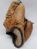 Vintage Cooper Weeks Leather Baseball Glove