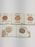 US Lot BU Pennies Buffalo Nickel Jefferson Nickelle