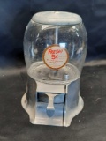 Reliable Nut Co. Antique Gumball Machine, 8in Tall