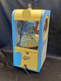 Vintage Gumball Machine w/ Chargers Candy & Football, 16in Tall