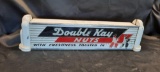Double Kay Nuts Vintage Display Sign 22in Wide