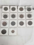 1800s Large Cent Collection 14 Coins