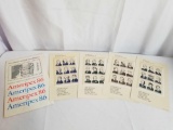 1986 Stamp Show President Stamp Blocks