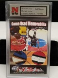 Michael Jordan Dual Game Used Jersey Card