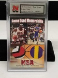 Michael Jordan Kobe Bryant Game Used Jersey Card