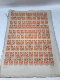 Uncut Stamp Sheet Polska 65 Units
