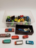 Bin Full of Vintage Toy Cars
