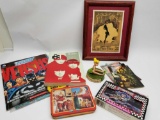 Misc. Box Lot DC Beatles Coke Cards Postcards