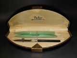 Lietz Germany Protractor Compass Tool, Stanley Wax Rod, In Parker Vacumatic Pen Case