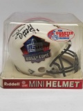 Hall of Fame Mini Helmet Signed