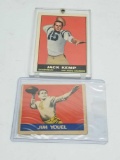 1948 Leaf Jim Youel 1961 Topps Jack Kemp