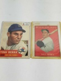 1953 1961 Topps Yogi Berra Cards 2 Units