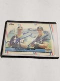 1988 Fleer Signed McGwire Canseco Card
