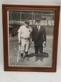Babe Ruth Emmett Ornsby Black White Photo