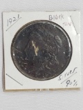 1921 Morgan Silver Dollar Black Toned 90% Silver