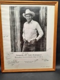 Photo of Tom Dorrance with friends signatures