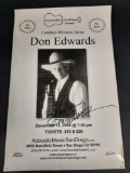 Don Edward's signed poster 2005