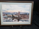 Limited Edition National Wild Turkey Federation Framed Lithograph