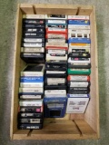 Wood Crate Full of 8 Track Tapes