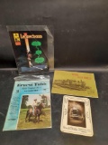 Paper/Book Lot, Leprechaun Trimark, Ernest Tubb Radio Songbook, Balboa Scale Models, Arcade Studio