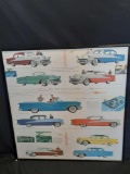 Oldsmobile Car Poster Framed 25in Tall