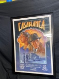 1942 to 1992 Casablanca fiftieth anniversary framed poster