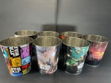 Lot of 7 Star Wars Force Awakens and Rogue One popcorn buckets