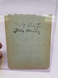 1927 Letter Signed Steve Oneill Milt Galatzer