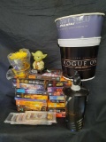 Star Wars Lot, Books, L.E. Movie Tickets, Darth Vader Cup, Popcorn Buckets, Yoda