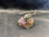 Grand Canyon souvenir pewter helicopter