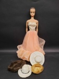 1958 Barbie w wigs and hats