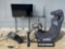 Logitech Racing Simulator and Tv + 2 extra tv mounts