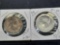 1964 Kennedy Silver Half + 1965 Franklin Silver Half Dollars, 2 Units