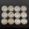 12 Mercury Silver Dimes nice lot 90% silver better grades vf to xf