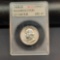 1958-D Washington Silver Quarter rare vintage slabbed graded gem bu toned beauty ACG MS-65