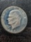 1971 Proof Eisenhower Silver Dollar blue pastel gsa plastic holder slabbed