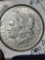 1880-O Morgan Silver Dollar micro o frosty au/bud do dble date vam 90% silver