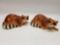 Made in Italy Ceramic Racoons 2 Units
