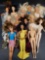 Lot of Barbies from Mattel China and Malaysia