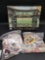 Collector's Edition of 6 Ballpark Miniatures and 2 bags of Random Baseball cards