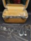 Vintage Samsonite case and Various jewelry