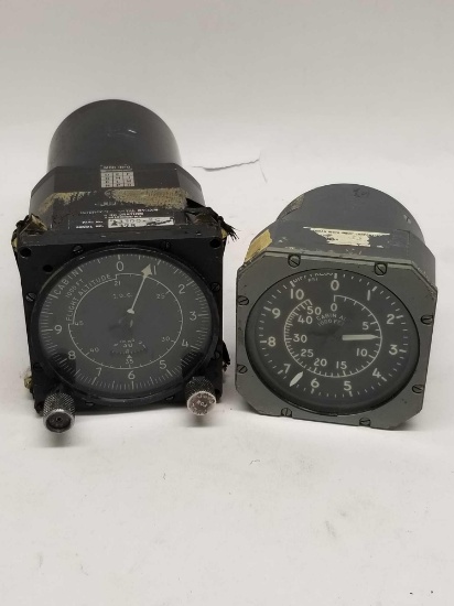 Avionics Altitude Cabin Altimeter 2 Units