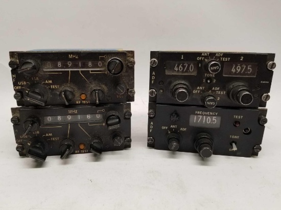 Collins Avionics Control Radio ADF 4 Units