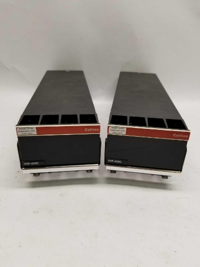 Collins Avionics Transceiver VHF-422C 2 Units
