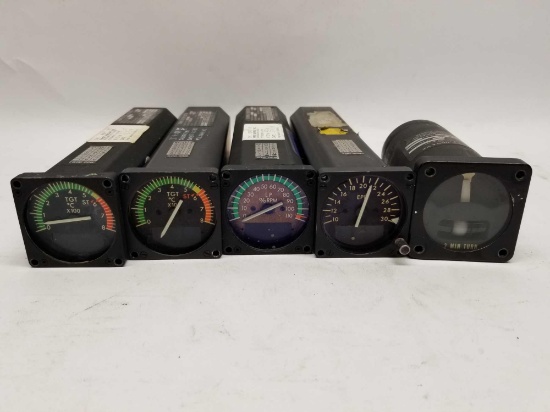Avionics RPM Gas Temp Indicator 5 Units