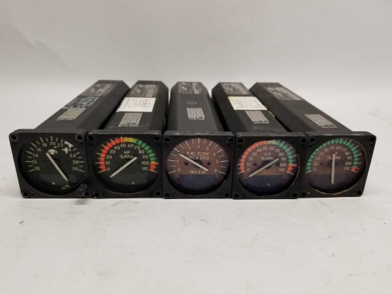 Avionics Engine Pressure RPM Fuel Indicator 5 Units