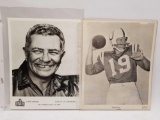 Vintage Vince Lombardi Johnny Unitas Photos