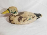 Vintage Wood Carved Duck Decoy