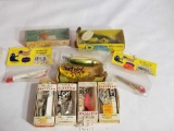 Vintage Fishing Lure Collection in Packaging 10 Units