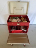Vintage Plano Plastic Fishing Tackle Box Full of Lures